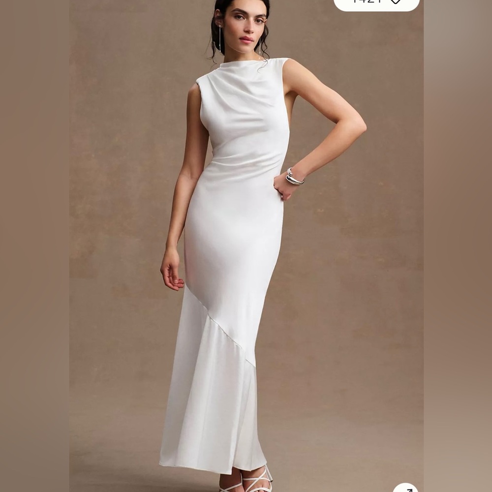 Significant Other Lana Cowl-Neck Satin Gown